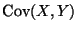 ${\rm Cov}(X,Y)$