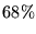 $68\%$